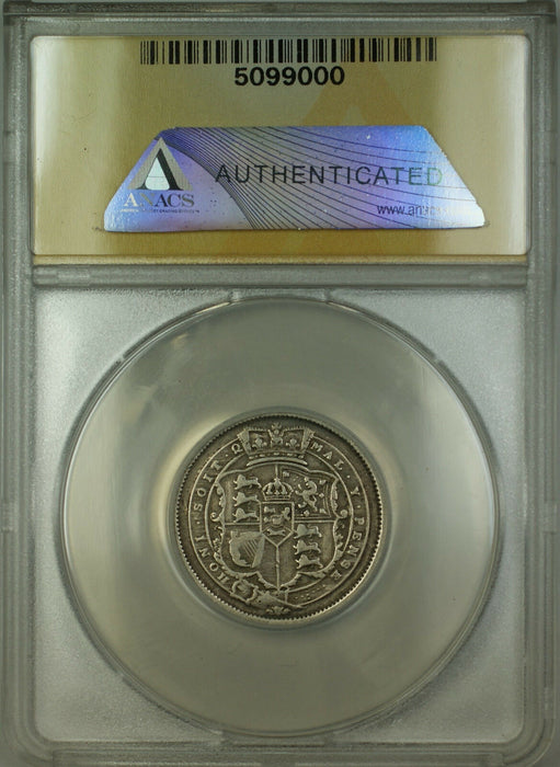 1820 Great Britain Silver Shilling Coin ANACS VF-20