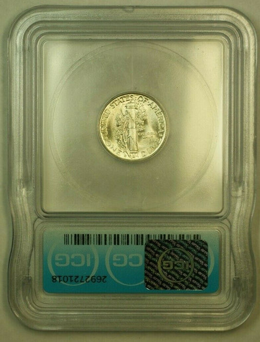 1945-D Silver Mercury Dime 10c Coin ICG MS-65 I (FB IOO)