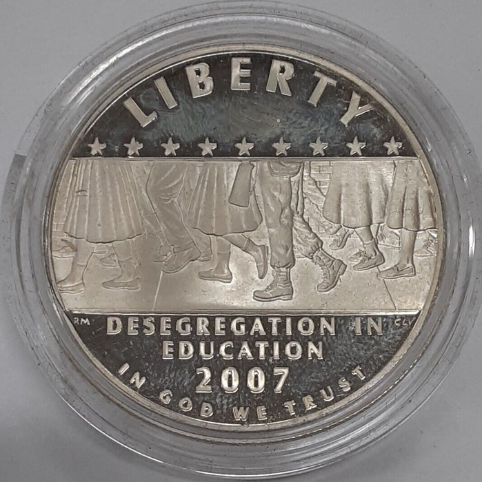 2007-P Little Rock Central HS Desegregation Proof Silver Dollar Coin ONLY