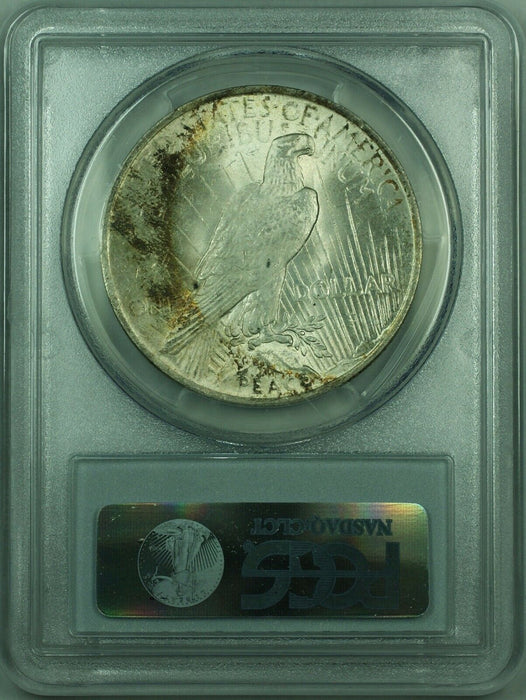 1923 Peace Silver Dollar S$1 PCGS MS63 Lightly Toned (24N)