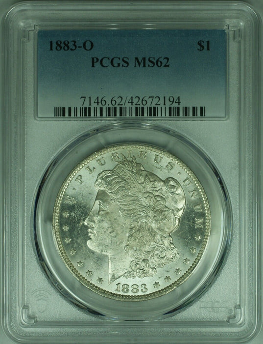 1883-O Morgan Silver Dollar Coin $1 PCGS MS-62 (37) A