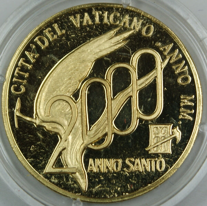 2000 Vatican City 18KT Gold Proof Coin, Porta Santa, Anno Santo