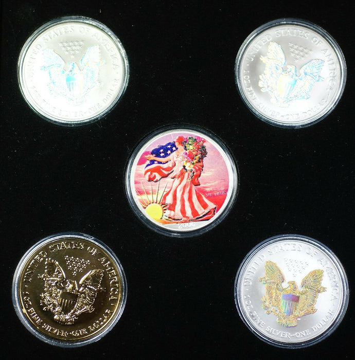 2006 American Silver Eagle 4 Coin Brilliant Uncirculated Set with COA