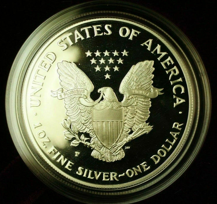 1995-P Proof American Silver Eagle S$1 1 Oz Troy .999 Fine With COA & OGP