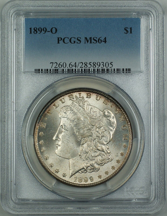 1899-O Morgan Silver Dollar Coin PCGS MS-64 (Better Coin) GF