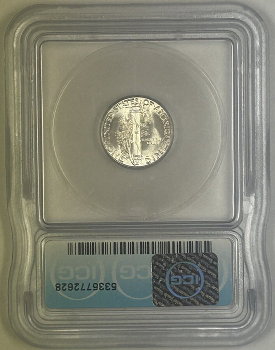 1944 Mercury Silver Dime 10c Coin ICG MS 65 (54) J