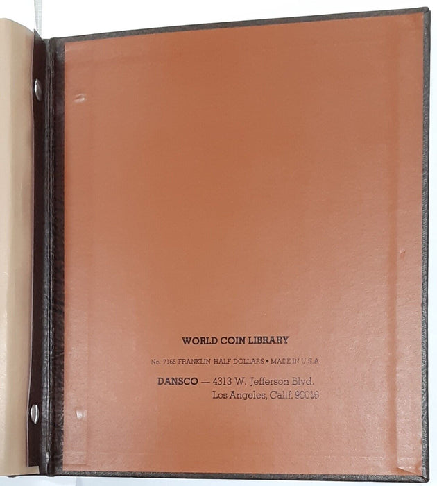 Complete Franklin Silver Half Dollar Set in W/Proofs in Dansco Album