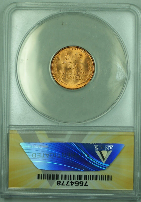 1939 Lincoln Wheat Cent 1C Coin ANACS MS 65 RD (20)