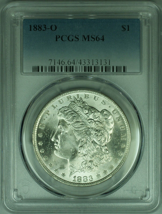 1883-O Morgan Silver Dollar Coin $1 PCGS MS-64 (37) C