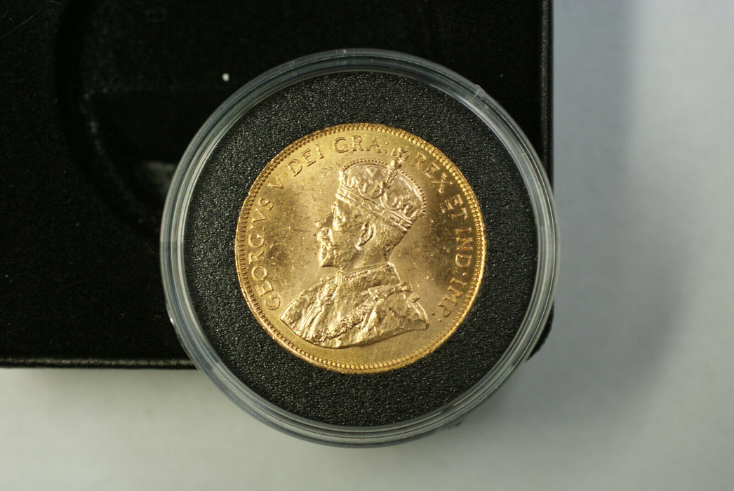 1914 Canada $10 Dollar Gold Coin BU UNC from Mint w/ Box & Papers