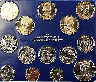 Postal Commem Society 2014 P Mint Set BU Coins with Informational Card & Stamp