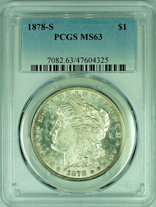 1878-S Morgan Silver Dollar Semi-Proof like PCGS MS 63 47