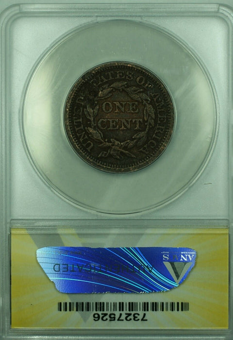 1853 Braided Hair Large Cent  ANACS VF-30 Dets Damaged-Corroded-Cleaned  (43)