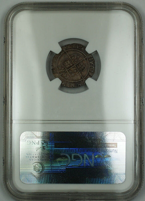 1568 England 3p Threepence Silver Coin S-2566 Elizabeth I NGC AU-53 AKR
