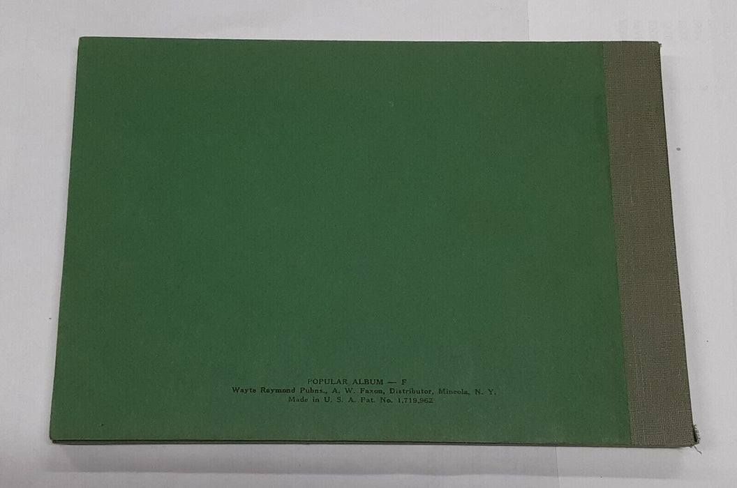 Vintage Wayte Raymond Empty Mercury Dimes 1916-1945 Green Popular Album-F Used