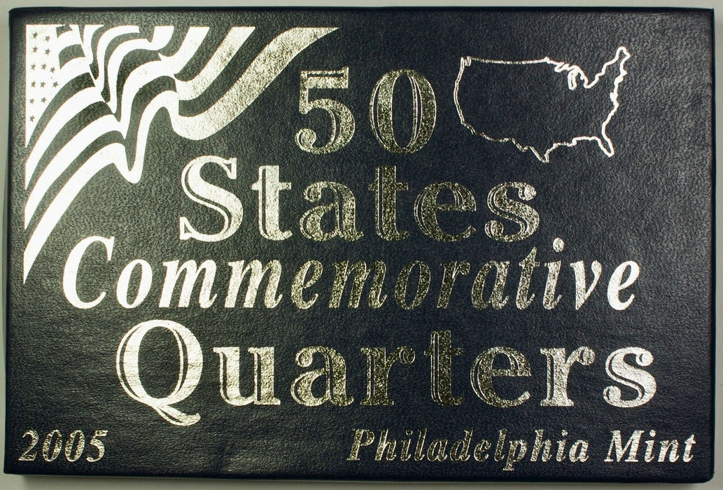 2005 Commemorative Quarters Set 5 Coins Total in Case W/ COA Philadelphia Mint