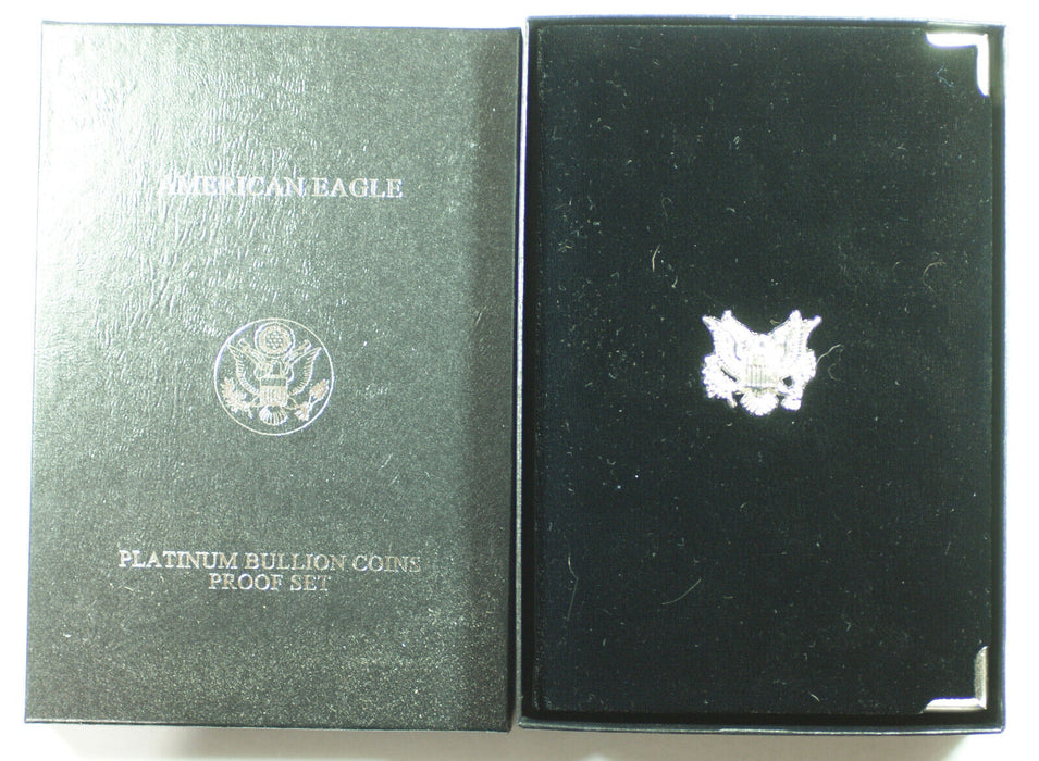 1999 American Eagle Platinum Proof 4 Coin Set in Box w/ COA