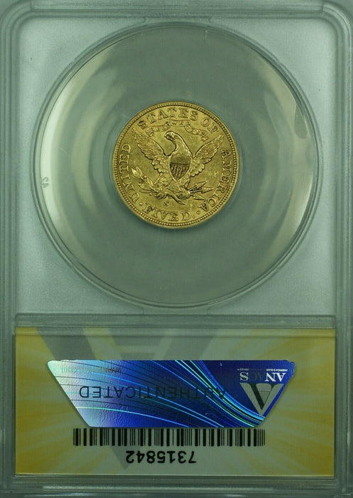 1901-S Liberty Head Half Eagle $5 Gold Coin ANACS AU-55