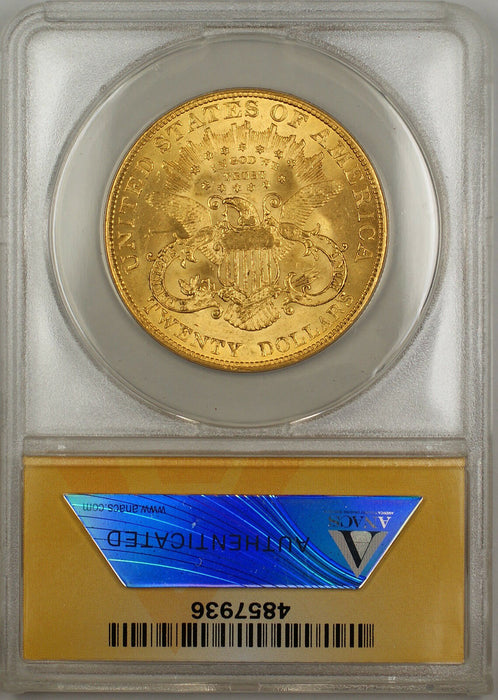 1904 $20 Liberty Double Eagle Gold Coin ANACS MS-62 SB (A)