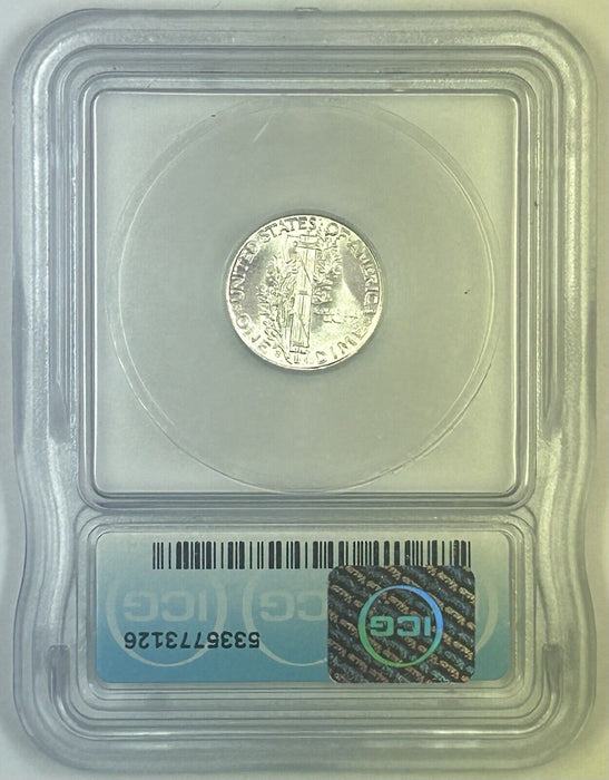 1944-S Mercury Silver Dime 10c Coin ICG MS 65 (54) V