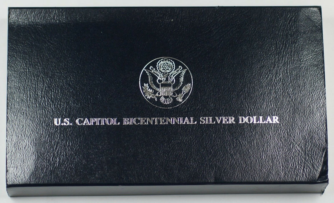 1994 U.S. Capital Bicentennial Commemorative UNC Silver Dollar $1 Coin as Issued
