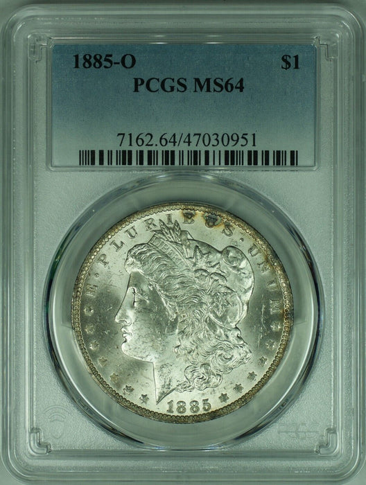 1885-O Morgan Silver Dollar Coin  PCGS MS-64   (39A)