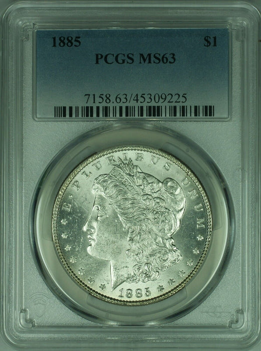 1885 Morgan Silver Dollar S$1 PCGS MS-63  (40)