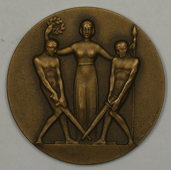 1937 Lucerne Switzerland Swiss Bronze Medal JA