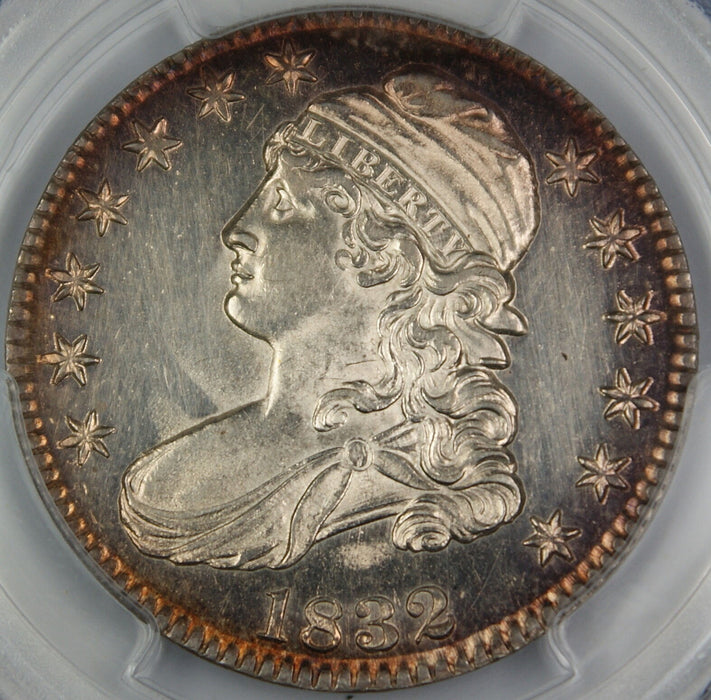 1832 Bust Silver Half Dollar *PROOF LIKE* PCGS UNC Details (Light Cleaning)