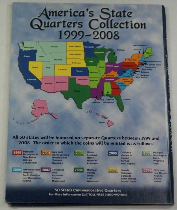 3 South Carolina Quarters P & D 1 Colorized In Beautiful Folder W/ Info About SC