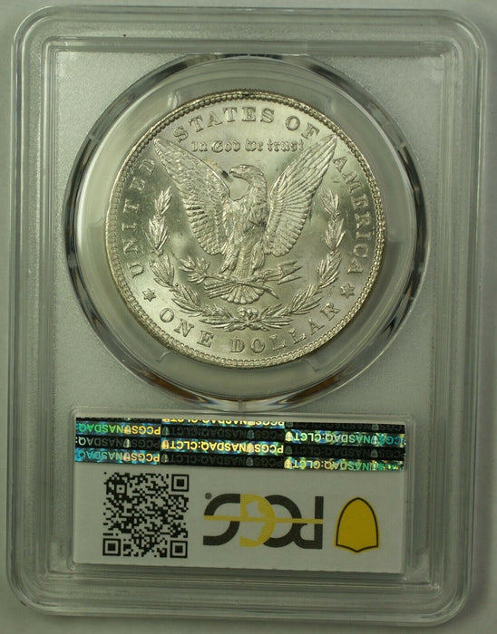 1887 Morgan Silver Dollar $1 Coin PCGS MS-64 (23d) Reverse Struck Through Foil