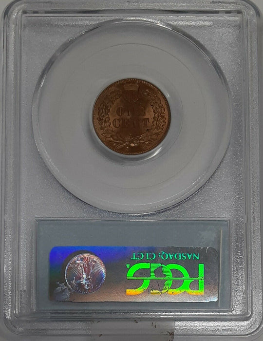 1897 Indian Head Cent 1c PCGS MS-64 RD CAC