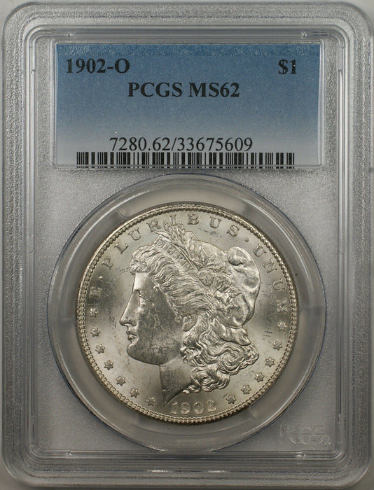 1902-O Morgan Silver Dollar $1 Coin PCGS MS-62 Better Coin (6)