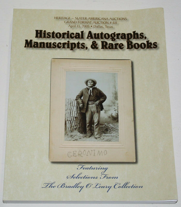 Heritage Slater Americana Auction Catalog Grand Format #611 April 13 2005 WW18P
