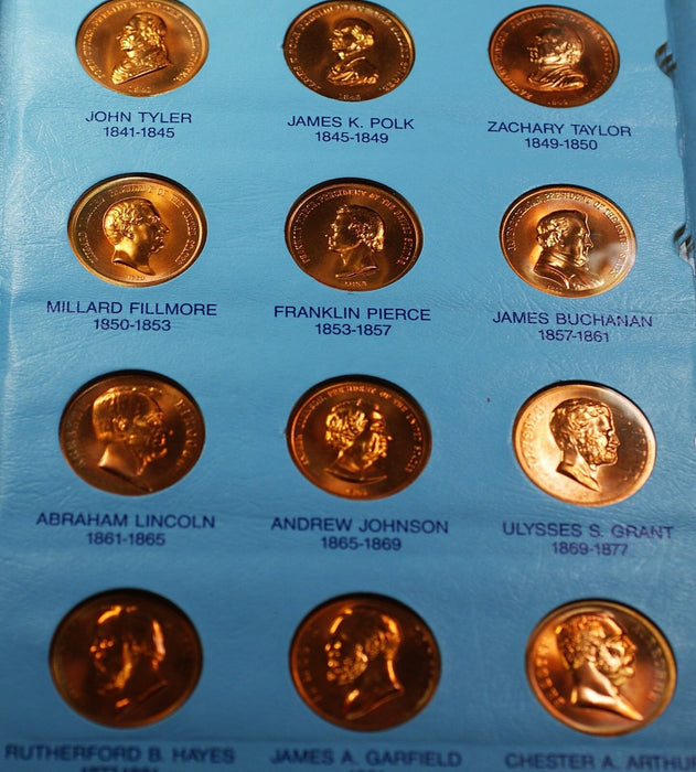 United States Mint Bronze Medals of the Presidents Complete thru Ronald Reagan