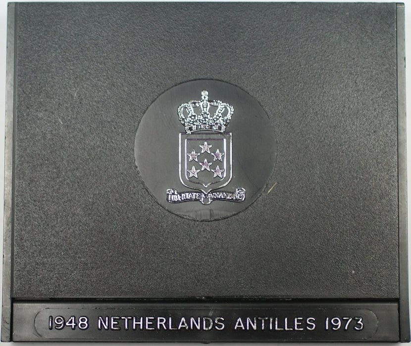 1973 Netherlands Antilles 25th Anniversary Queen Juliana Proof 25F Silver Coin
