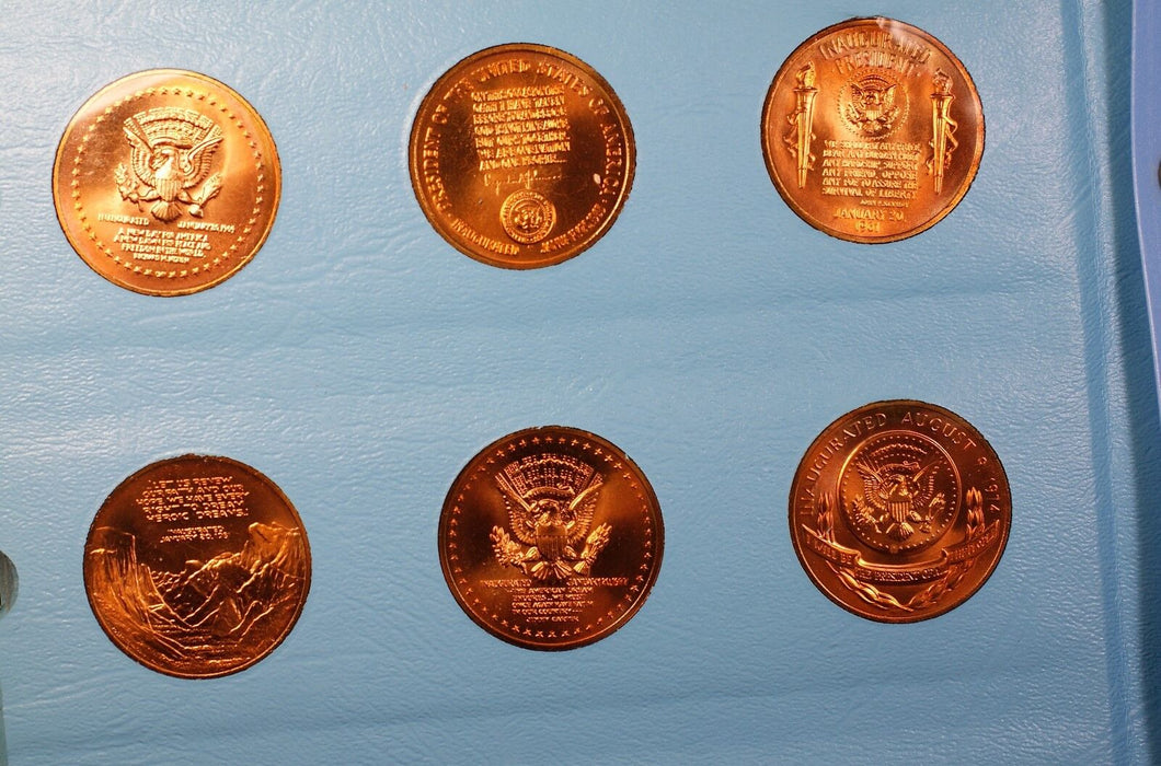 United States Mint Bronze Medals of the Presidents Complete thru Ronald Reagan