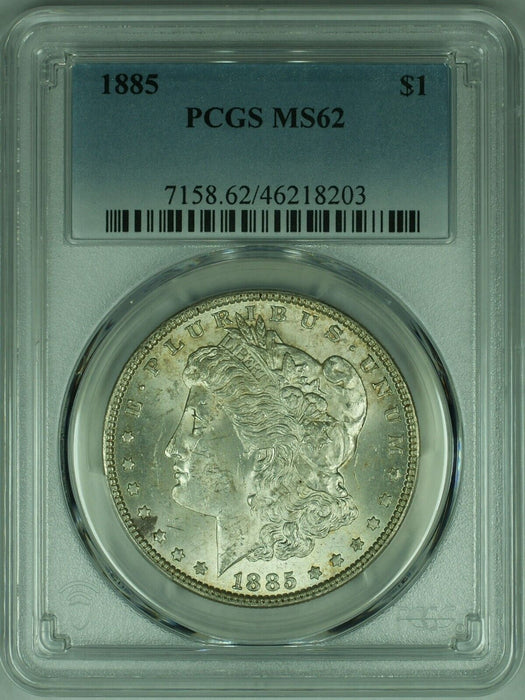 1885 Morgan Silver Dollar Coin PCGS MS-62  (47A)