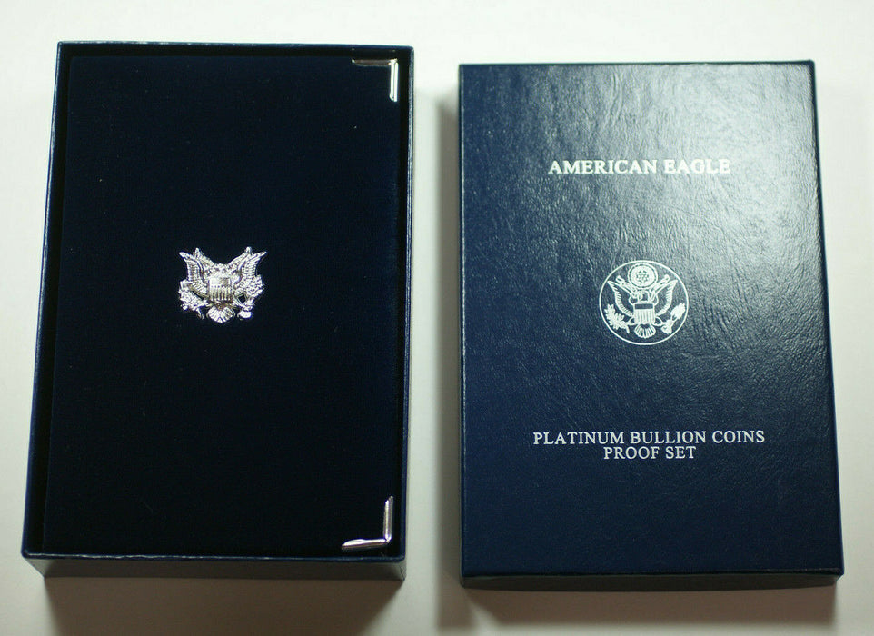 2003 American Eagle Platinum Proof 4 Coin Set in Box w/ COA