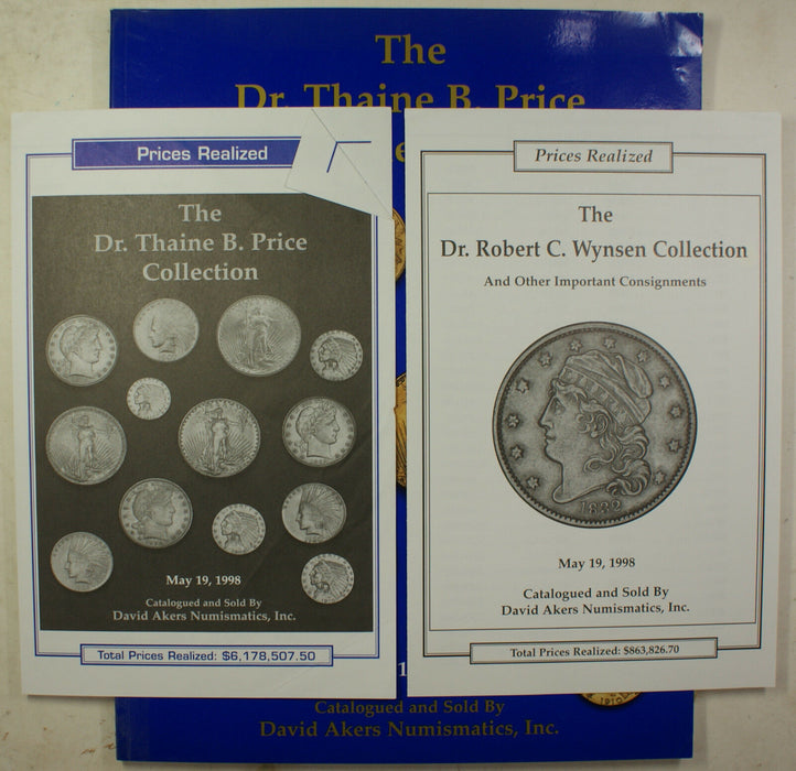May '98 Dr. Thaine B. Price Collection Auction Catalog with Prices Realized(EW)