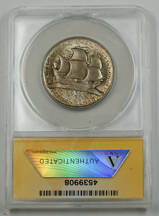 1936 Long Island Silver Half Dollar Commemorative Coin ANACS MS 65 Gem Unc Toned