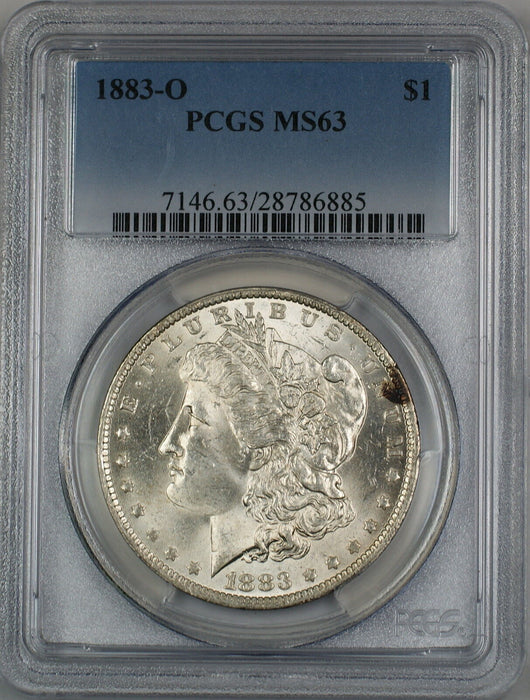 1883-O Morgan Silver Dollar $1 PCGS MS-63 (Better Coin) (2B)