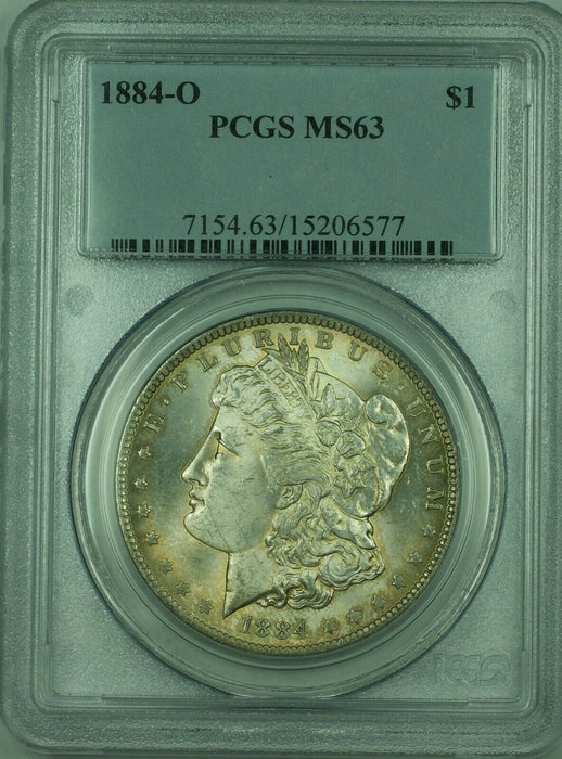 1884-O Morgan Silver Dollar $1 PCGS MS-63 Lightly Toned (31) C