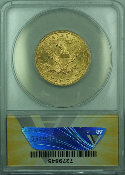 1897 Liberty Head G$10 Gold Ten Dollar ANACS MS-61