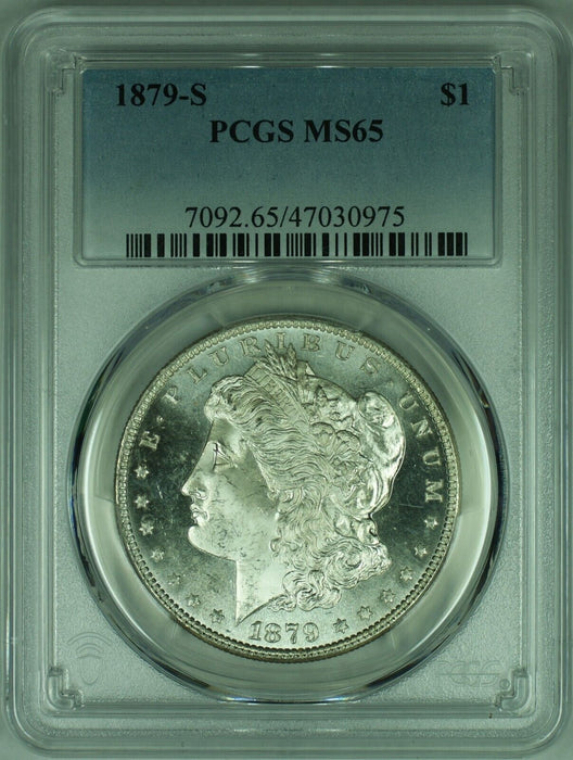 1879-S Morgan Silver Dollar Semi Proof-Like  PCGS MS-65   (35E)