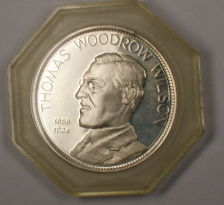 1969 President Thomas Woodrow Wilson Silver Proof Medal