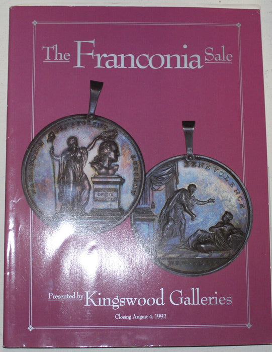 The Franconia Sale August 1992 Kingswood Galleries Auction Catalog WW4HH