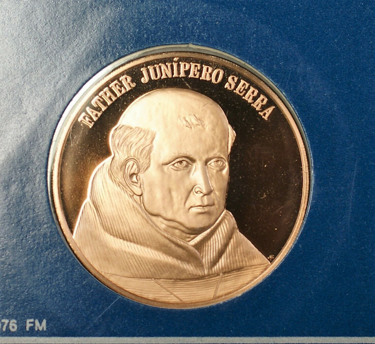 1976 The Franklin Mint First Edition Proof Medals Lafayette Al Jolson San Juan