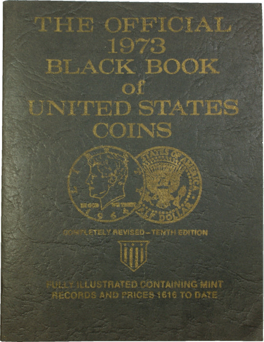 Milton Dinkun Official 1973 Black Book of United States Coins Tenth Edition