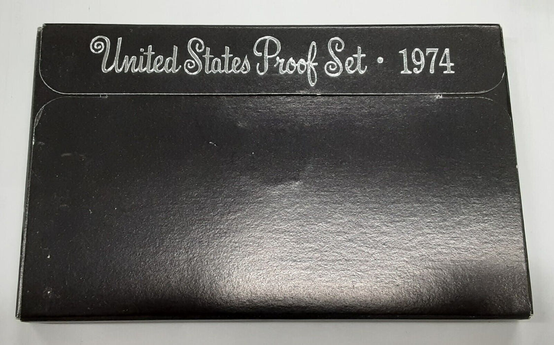 1974-S US Mint Clad Proof Set - Six Gem Coins in OGP - See Photos